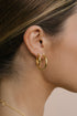 SMALL BAMBOO HOOP SILVER